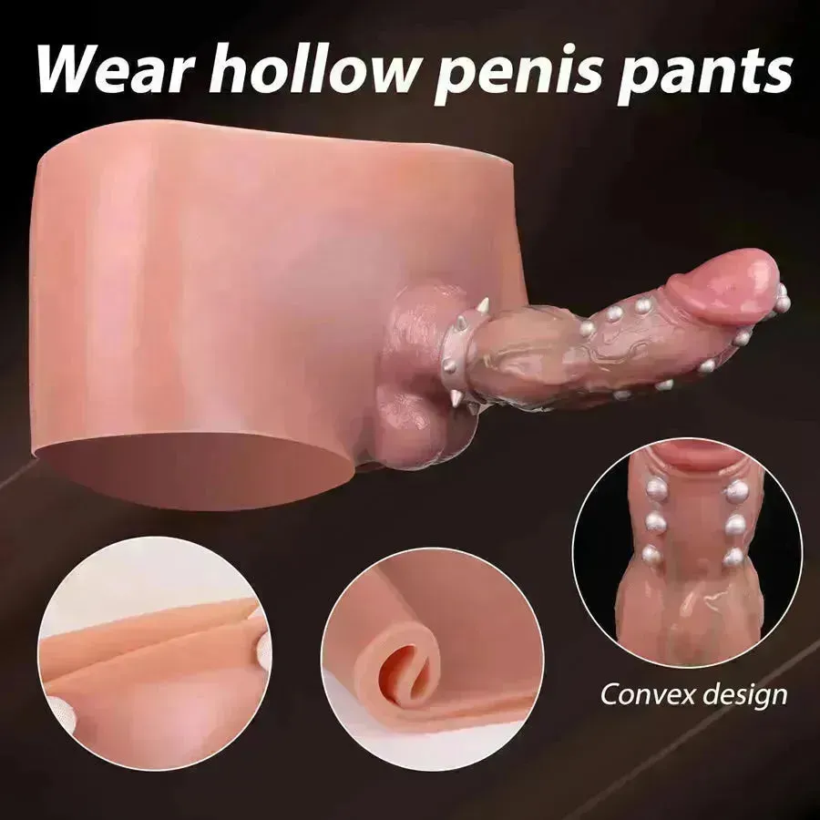 Realistic Silicone Hollow Dildo for Sale