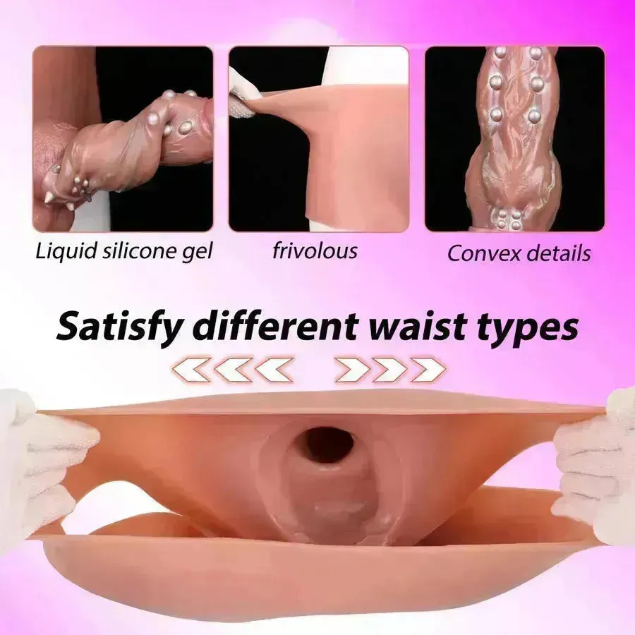 Realistic Silicone Hollow Dildo for Sale