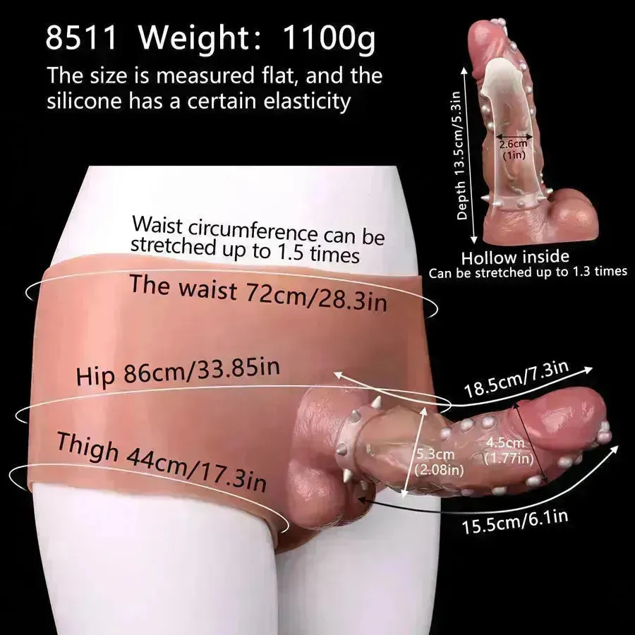 Realistic Silicone Hollow Dildo for Sale