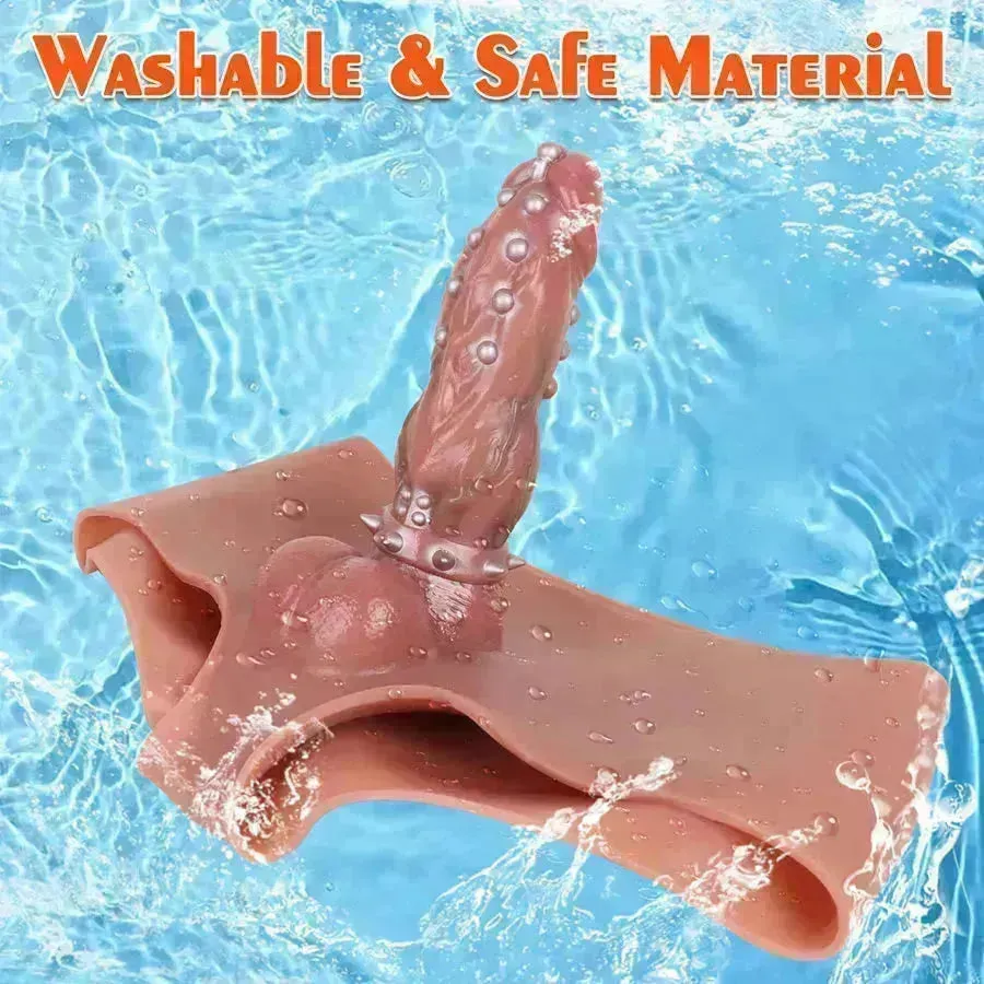 Realistic Silicone Hollow Dildo for Sale