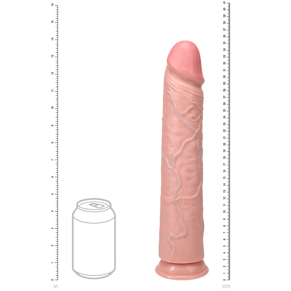RealRock 14" Extra Long Realistic Dildo With Suction Cup