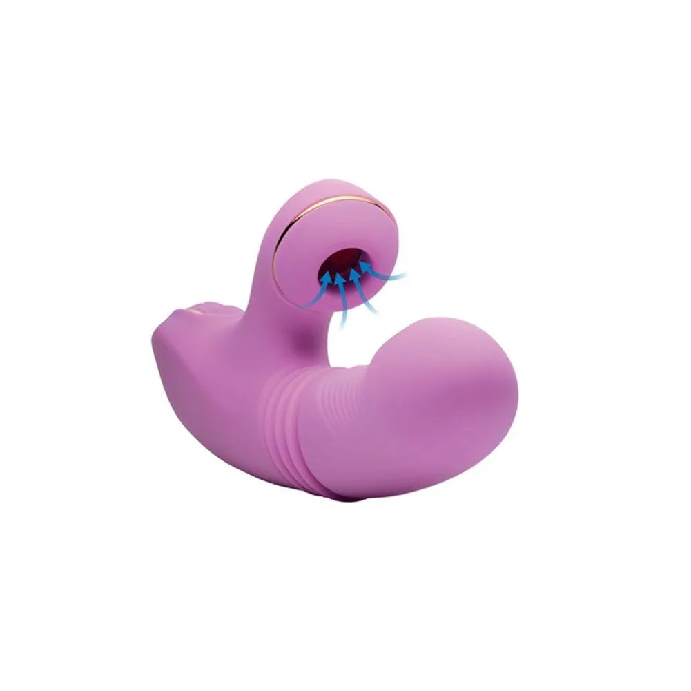 Rechargeable Thrusting Dual-Action Vibe