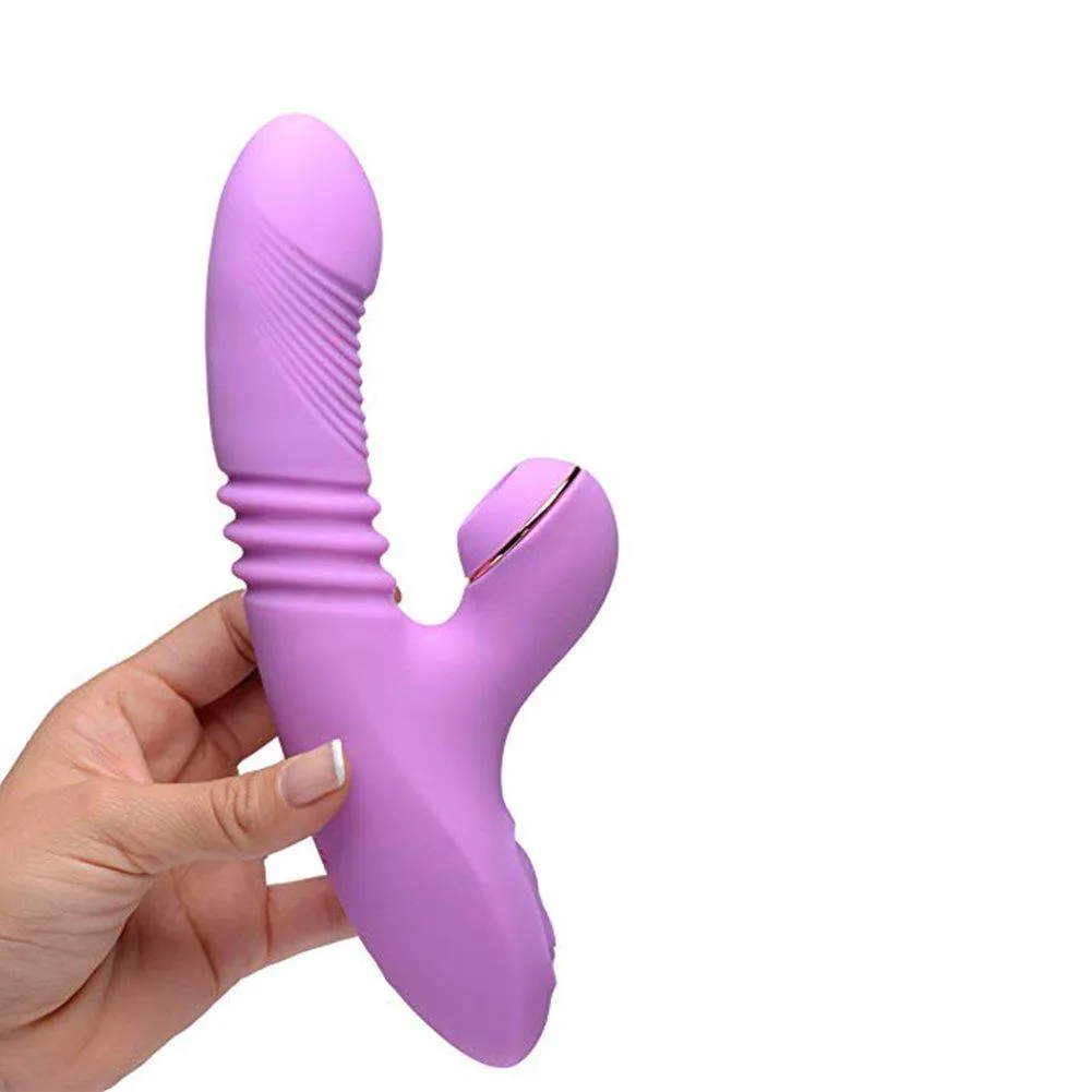 Rechargeable Thrusting Dual-Action Vibe