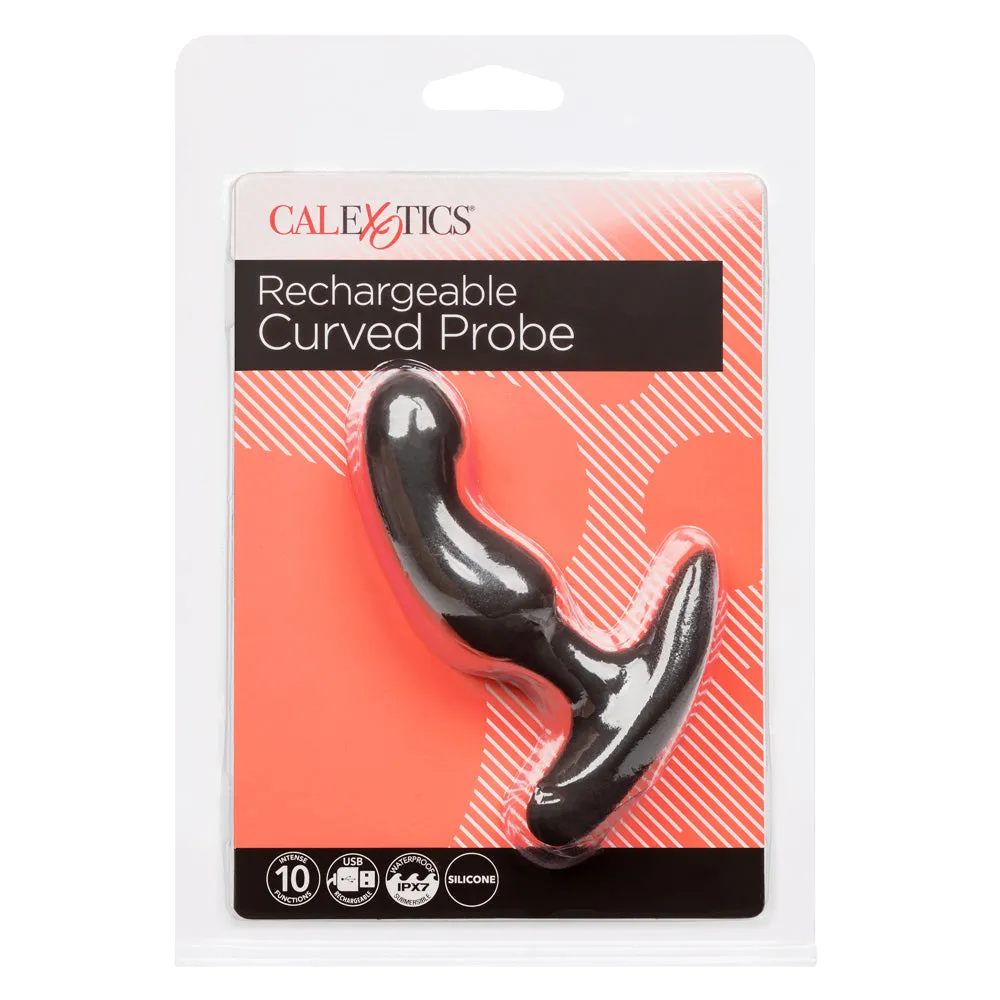 Rechargeable Vibrating Curved P-Spot Anal Probe