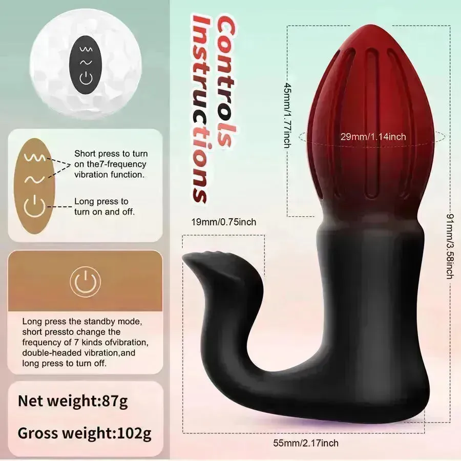 Remote Beginner Vibrating Anal Plug