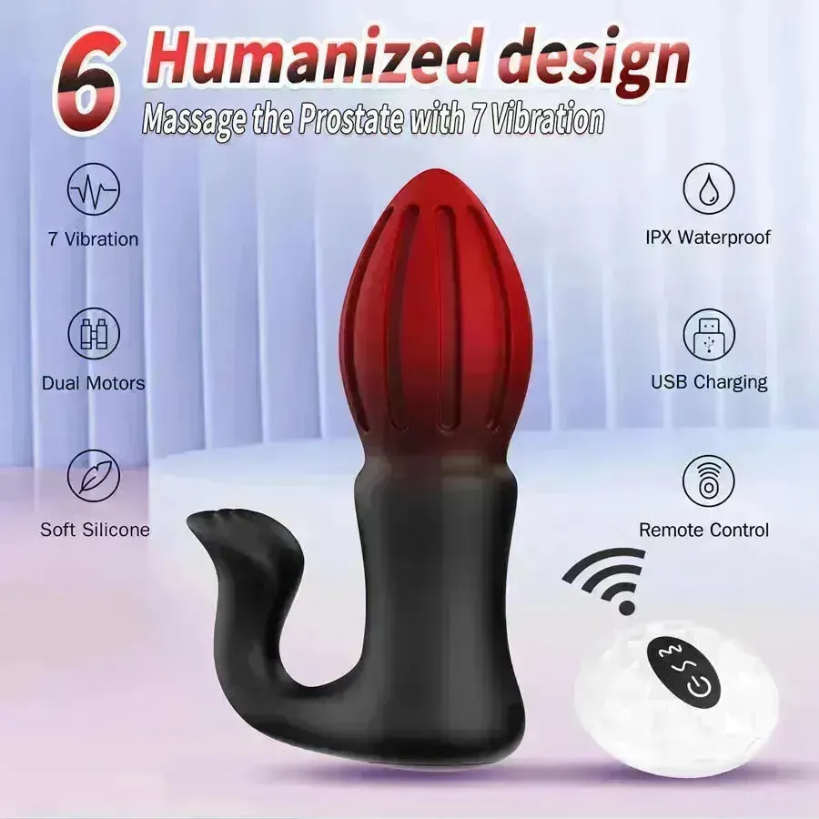 Remote Beginner Vibrating Anal Plug