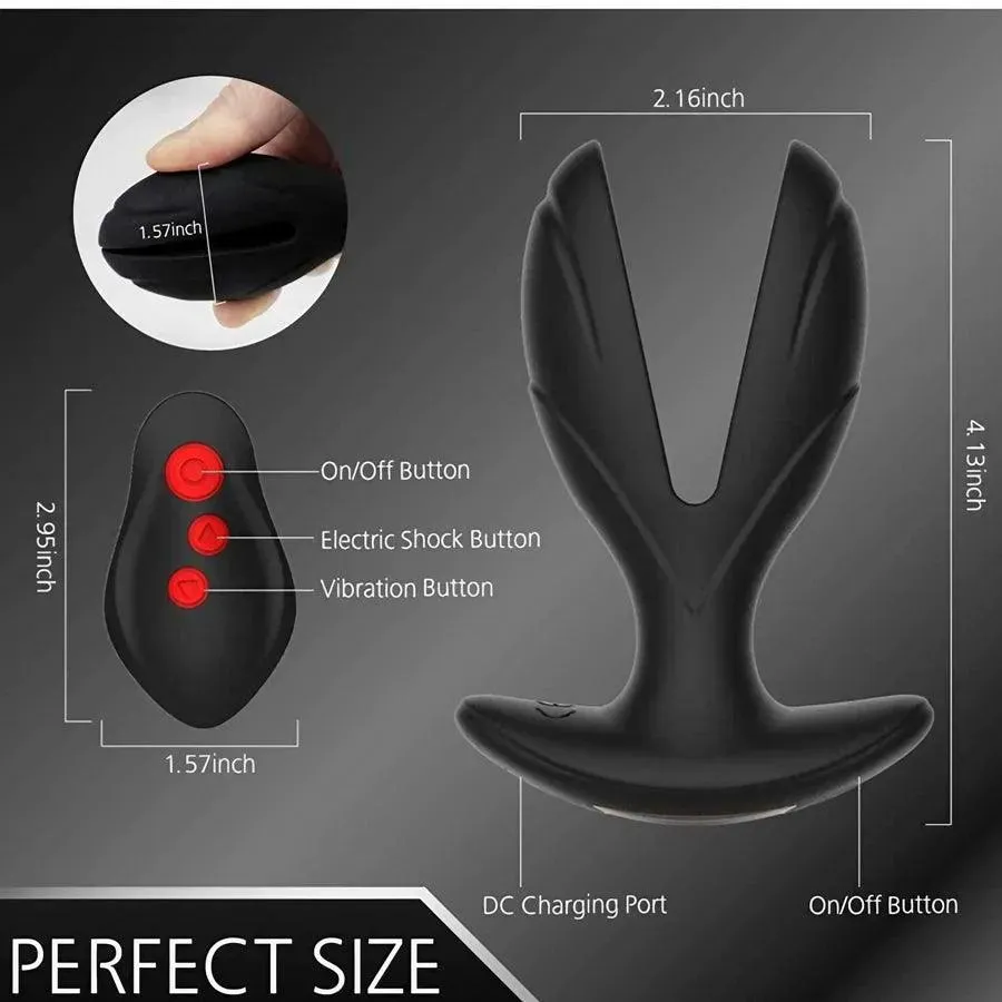 Remote Control Electric Pulse Anal Stretcher Plug