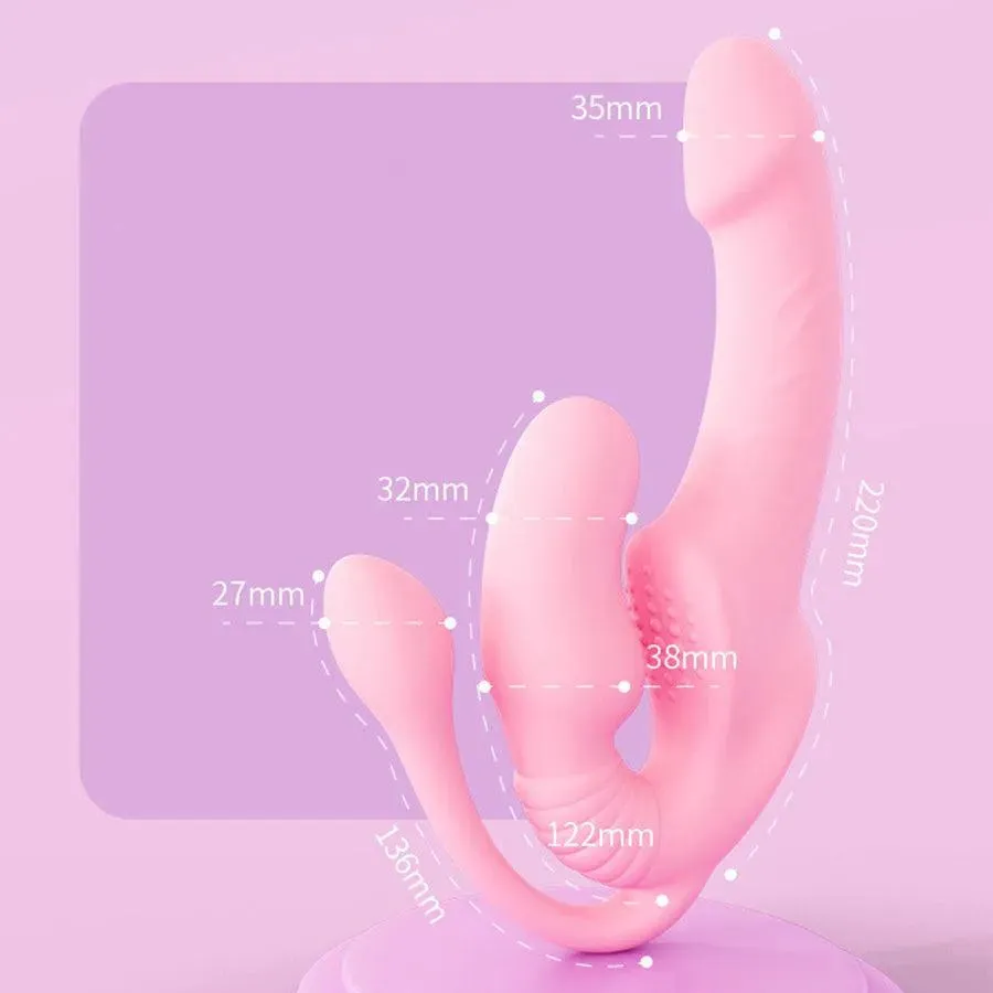 Remote Control Strap On Vibrator for Lesbians