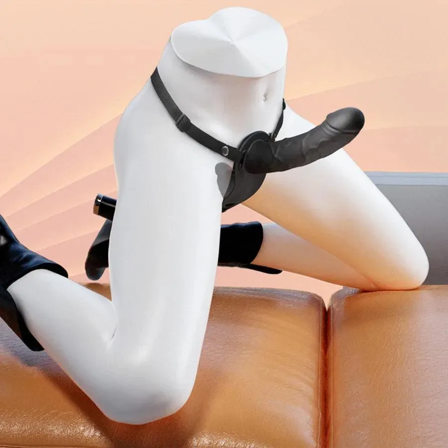 Remote Control Vibrating Lesbian Strap On