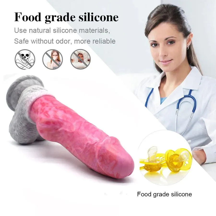 Remote Control Vibrating Silicone Dildo