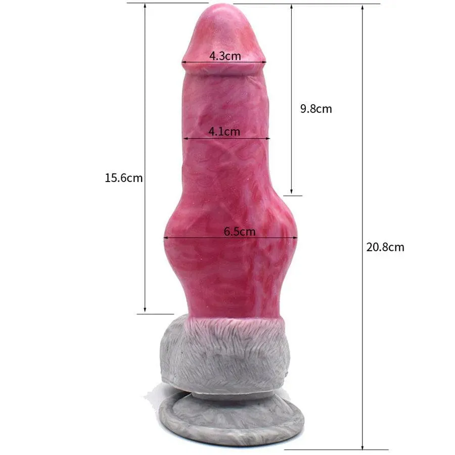 Remote Control Vibrating Silicone Dildo