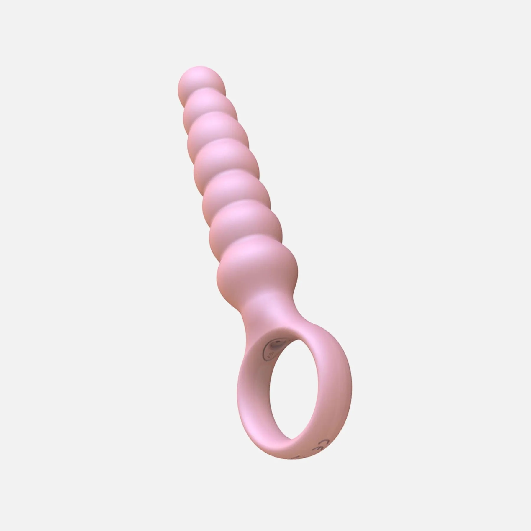Ripple Vibrating Anal Plug Long - Pink