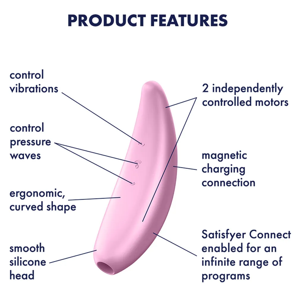 Satisfyer Curvy 3  - Air Pulse Stimulator   Vibration