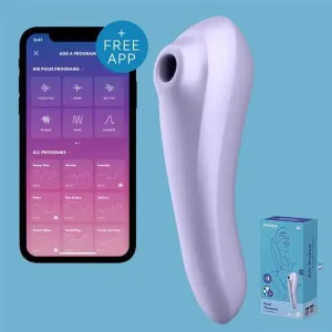Satisfyer - Dual Pleasure App-Controlled Clitoral Air Stimulator Vibrator