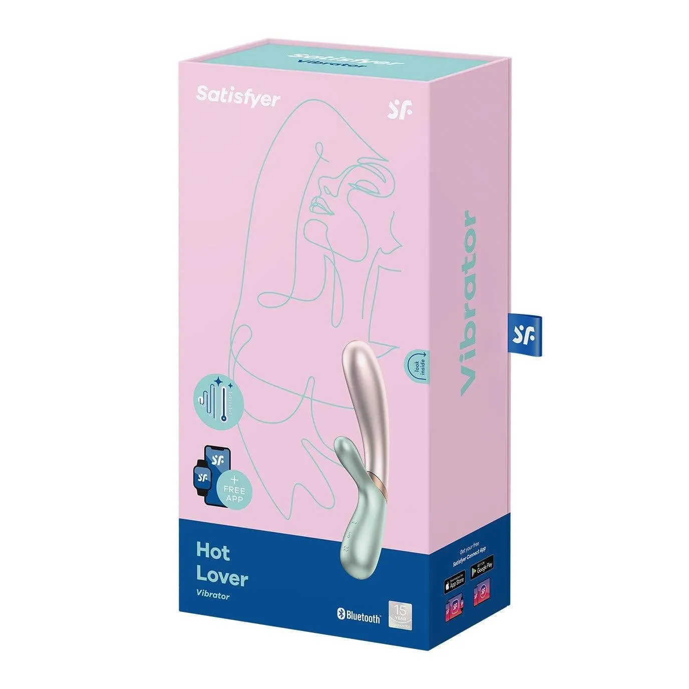 Satisfyer - Hot Lover Warming Rabbit App-Controlled  Vibrator