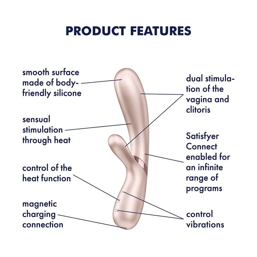Satisfyer - Hot Lover Warming Rabbit App-Controlled  Vibrator