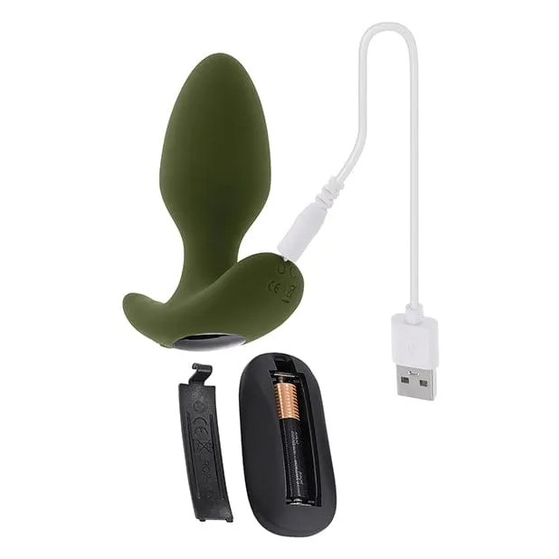 Selopa - The Colonel Remote Control Anal Plug (Green)