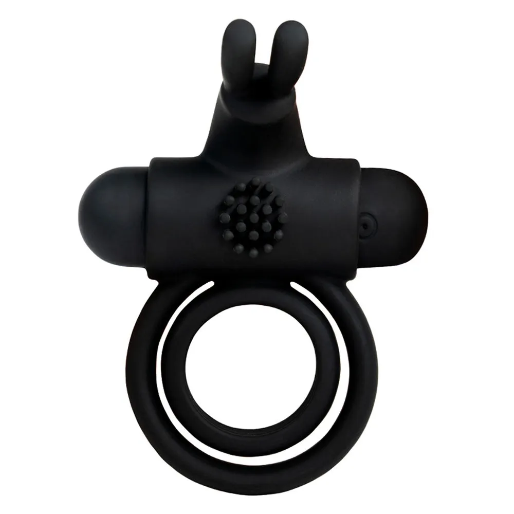 Sexyland Duet Vibrating Cock & Ball Ring With Clitoral Ticklers