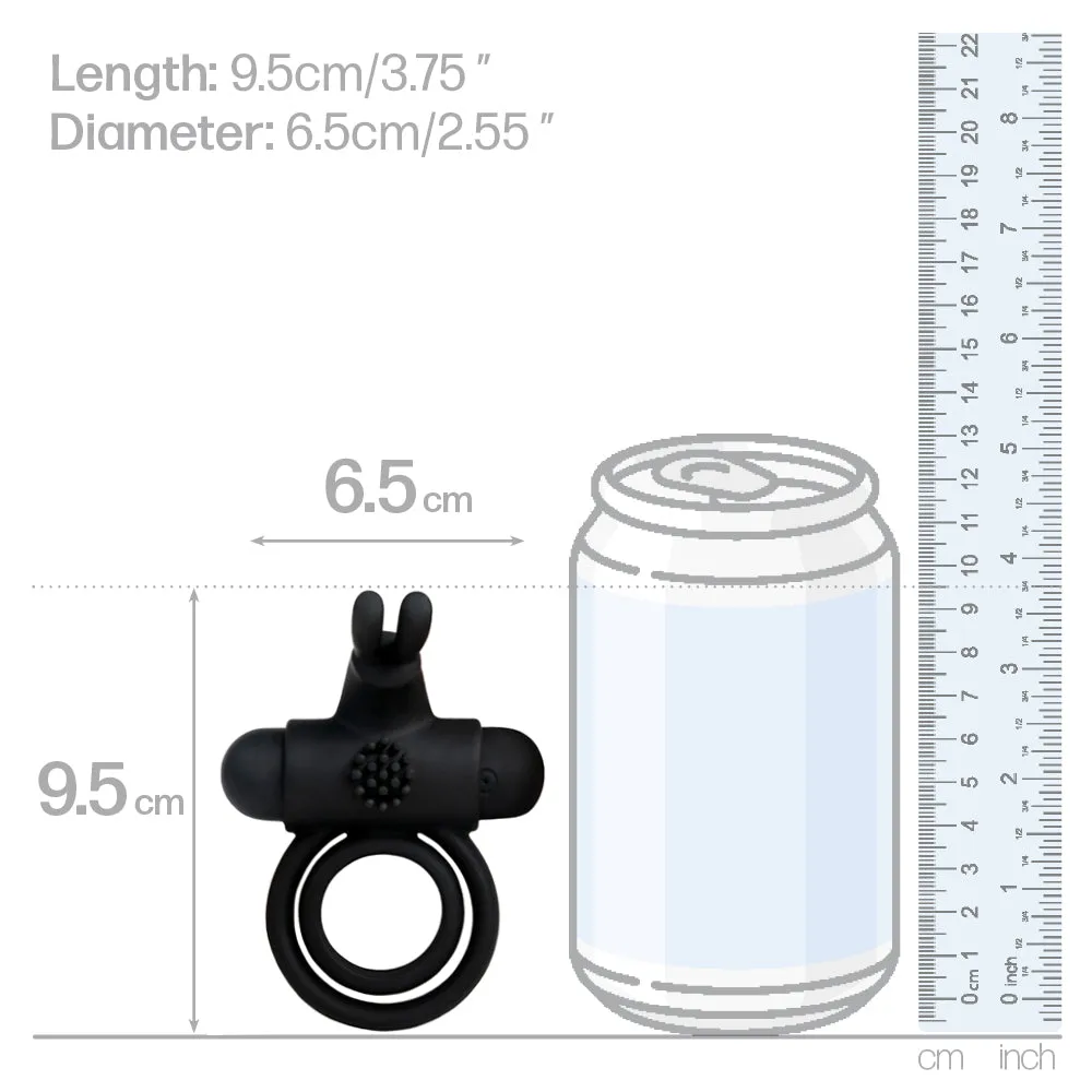 Sexyland Duet Vibrating Cock & Ball Ring With Clitoral Ticklers