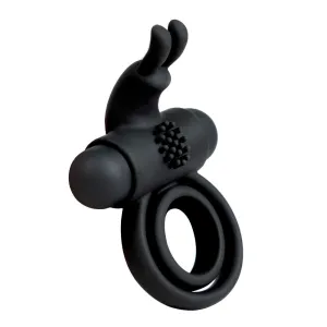 Sexyland Duet Vibrating Cock & Ball Ring With Clitoral Ticklers