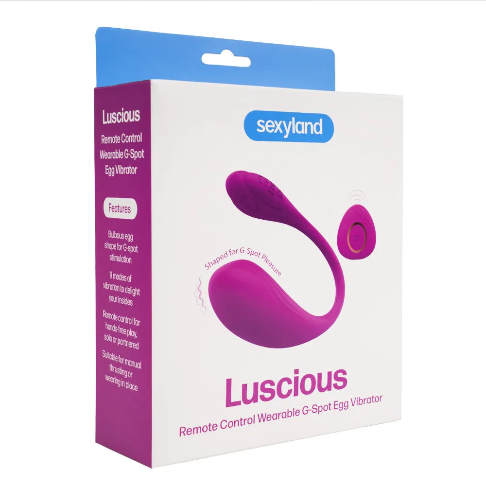 Sexyland Luscious Remote Control G-Spot Egg Vibrator