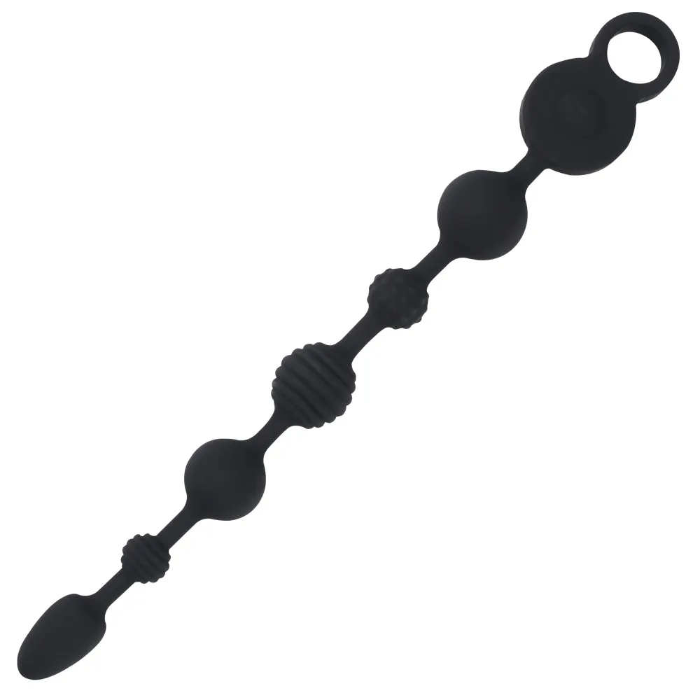 Sexyland Mamba Triple-Motor Vibrating Textured Anal Beads