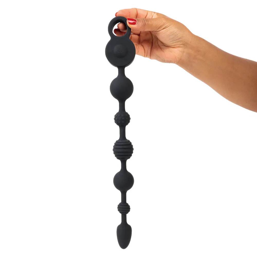 Sexyland Mamba Triple-Motor Vibrating Textured Anal Beads