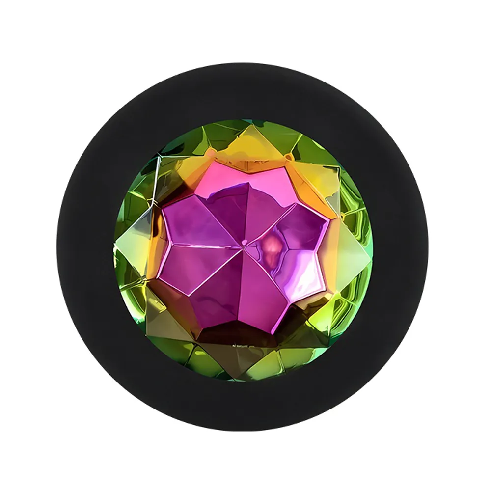 Sexyland Sparkle Silicone Butt Plug With Gem - Small