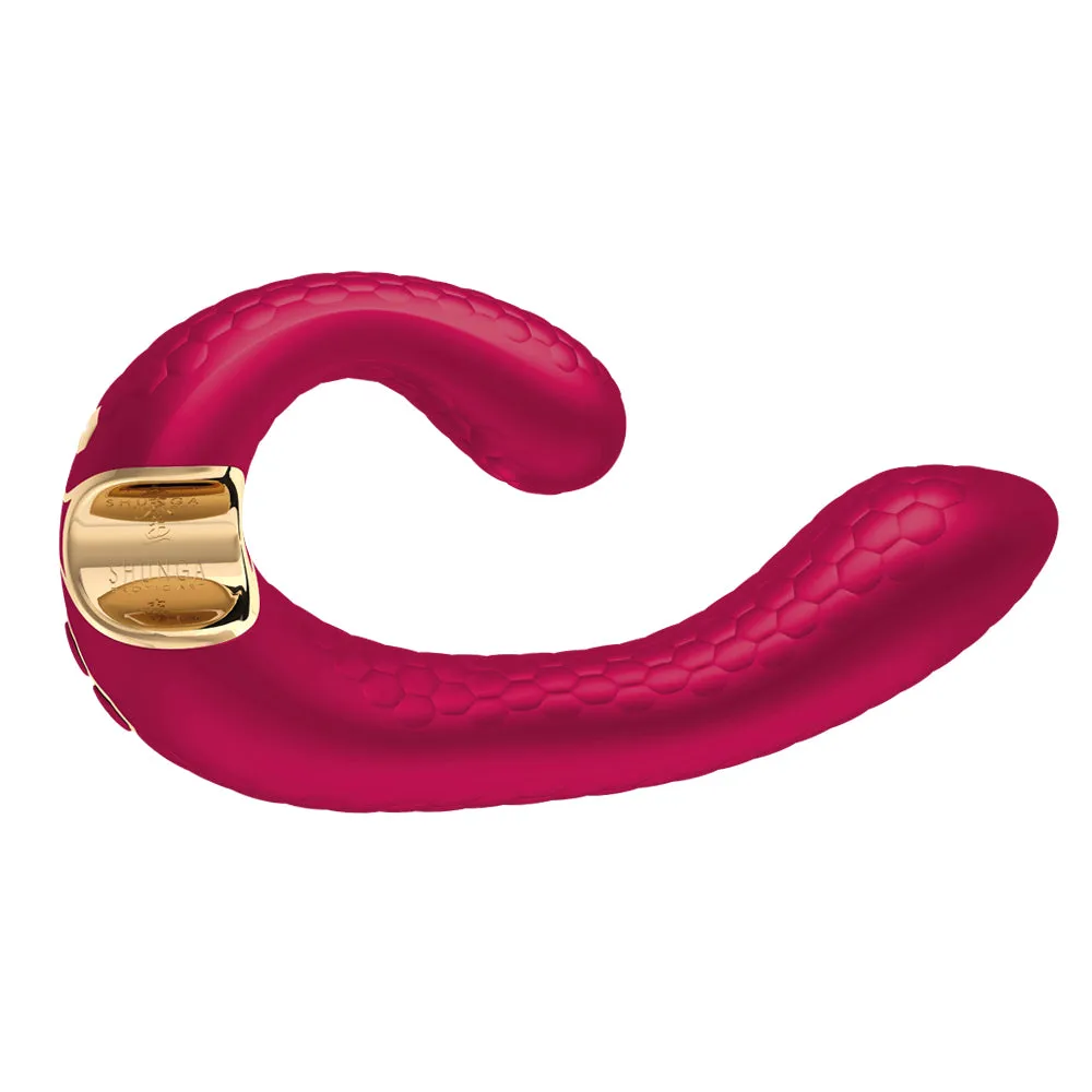 Shunga Miyo Curved Silicone G-Spot & Clitoris Vibrator
