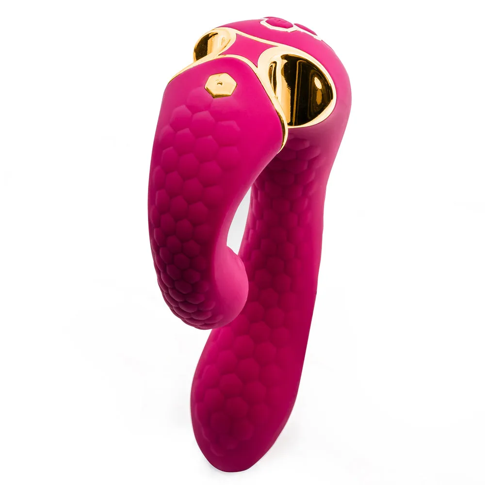 Shunga Miyo Curved Silicone G-Spot & Clitoris Vibrator