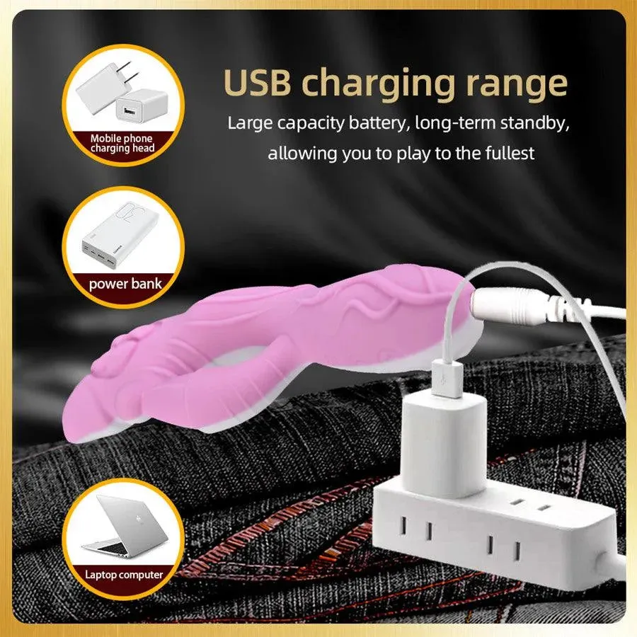 Silicone Dragon Rabbit Vibrator