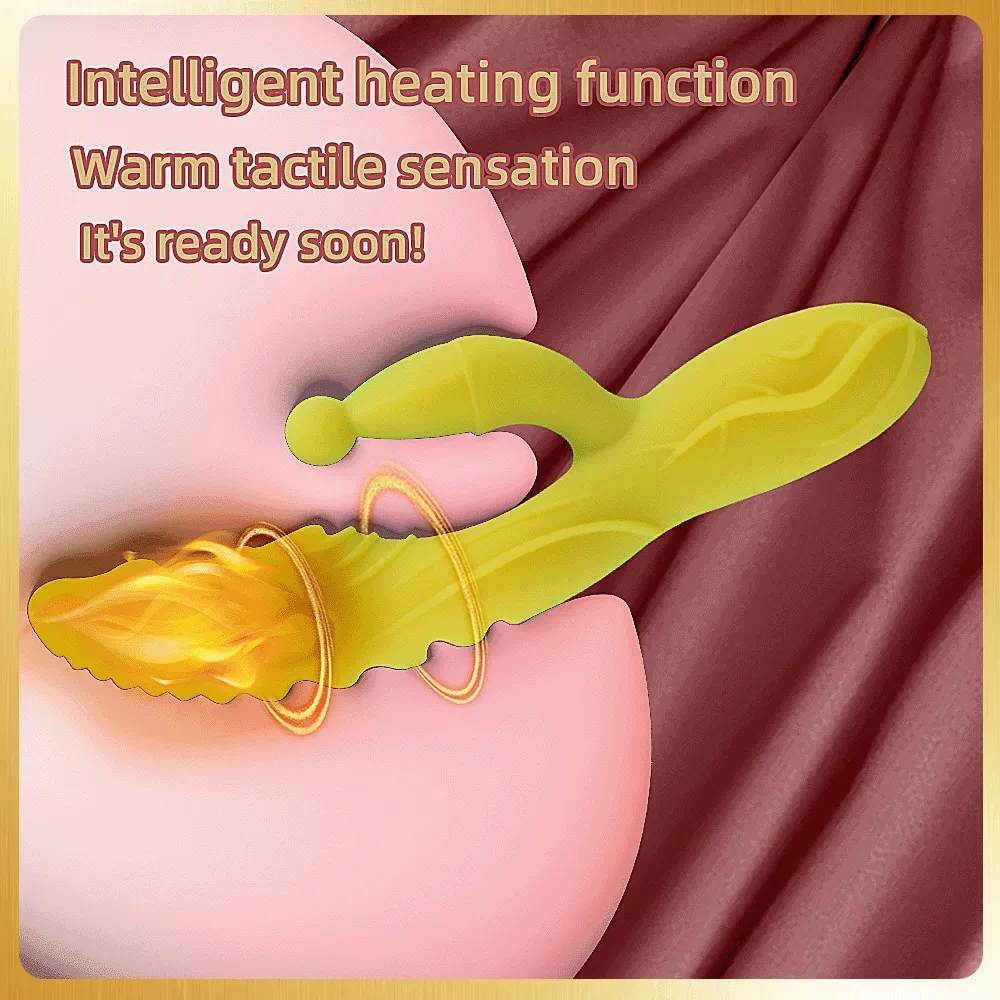 Silicone Dragon Rabbit Vibrator