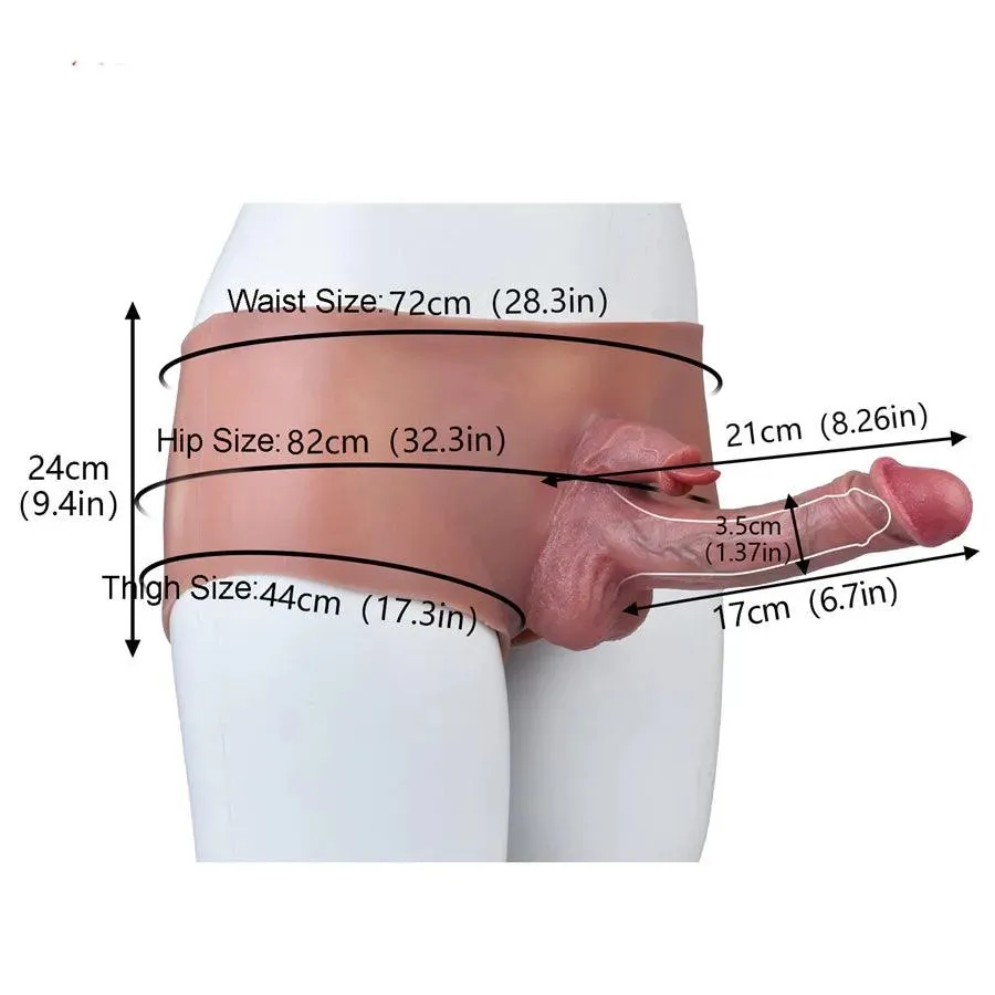 Silicone Hollow Strap On Rabbit Dildo