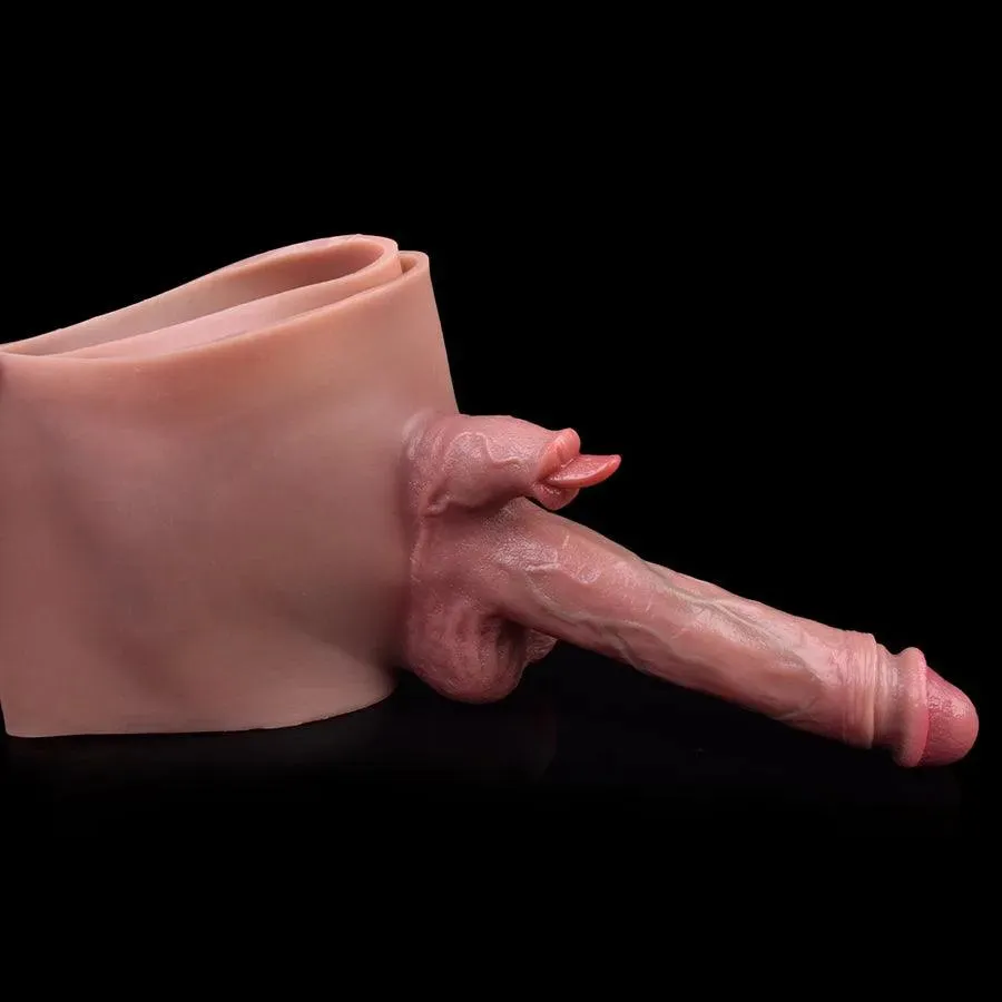 Silicone Hollow Strap On Rabbit Dildo