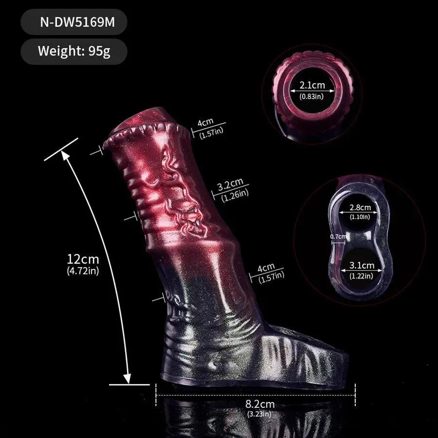 Silicone Male Dick Sleeve Toy