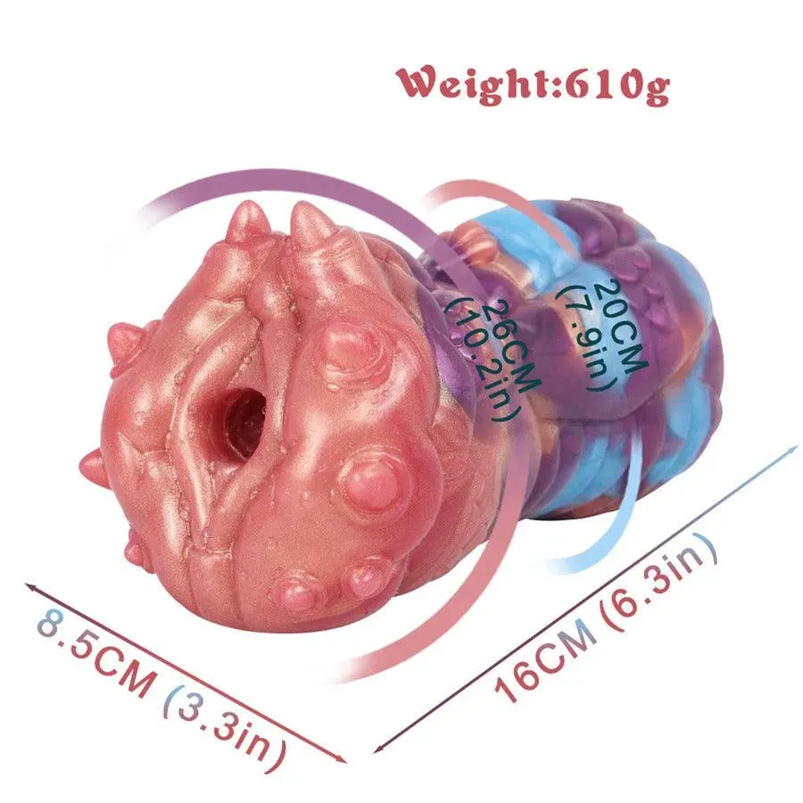Silicone Male Masturbating Dragon Pussy