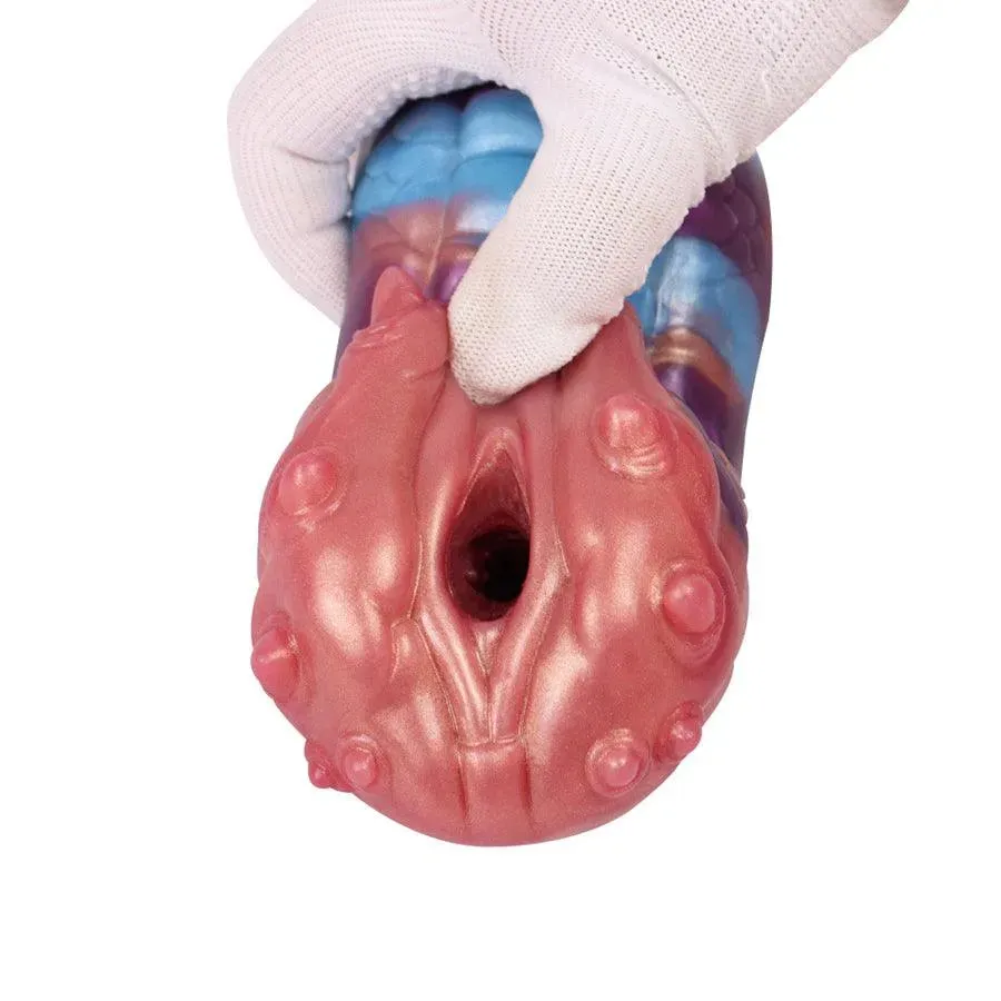 Silicone Male Masturbating Dragon Pussy