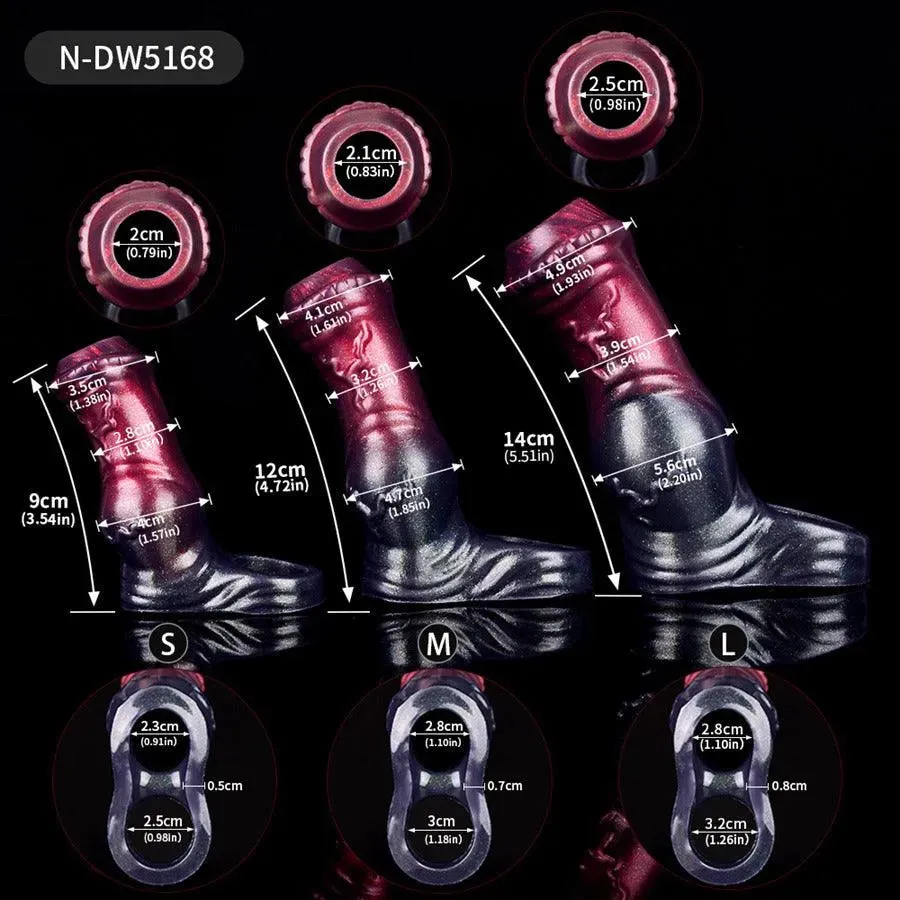 Silicone Penis Girth Extender Toy for Men