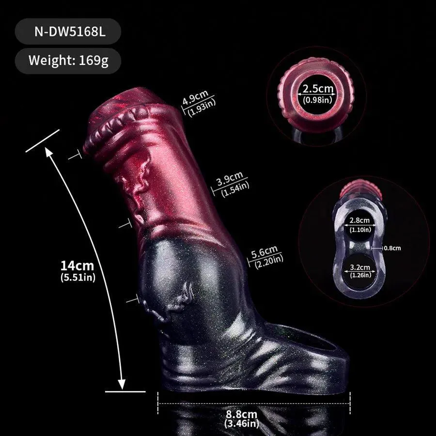 Silicone Penis Girth Extender Toy for Men