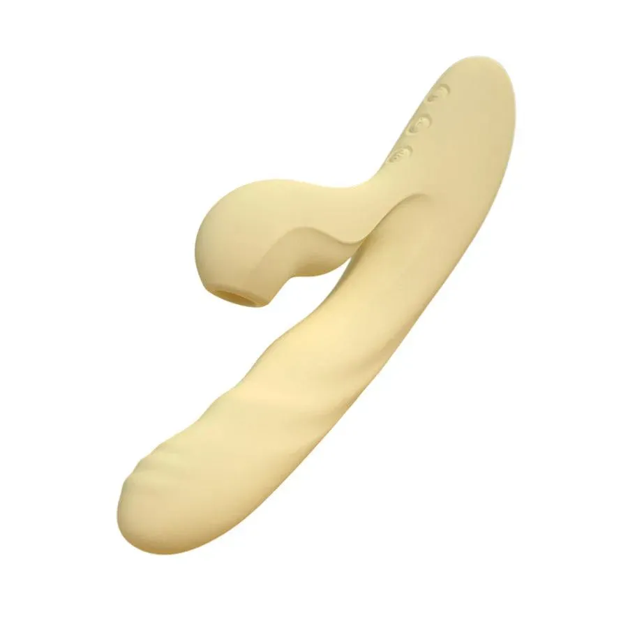 Smart Heating Sucking Rabbit Thrusting Vibrator for Women