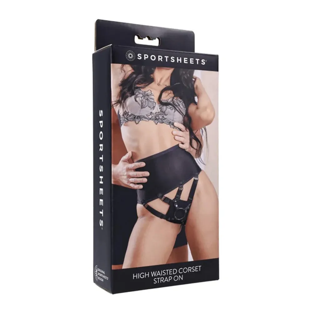Sportsheets High-Waisted Corset Strap-On Harness