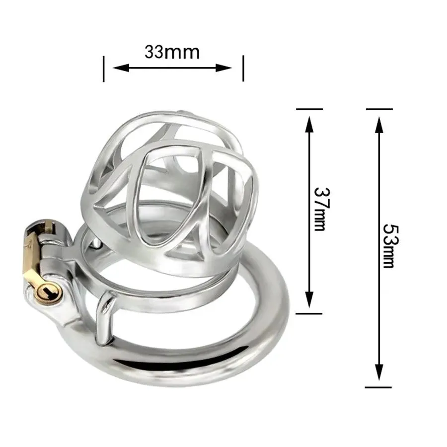Stainless Steel Penis Cage for Men