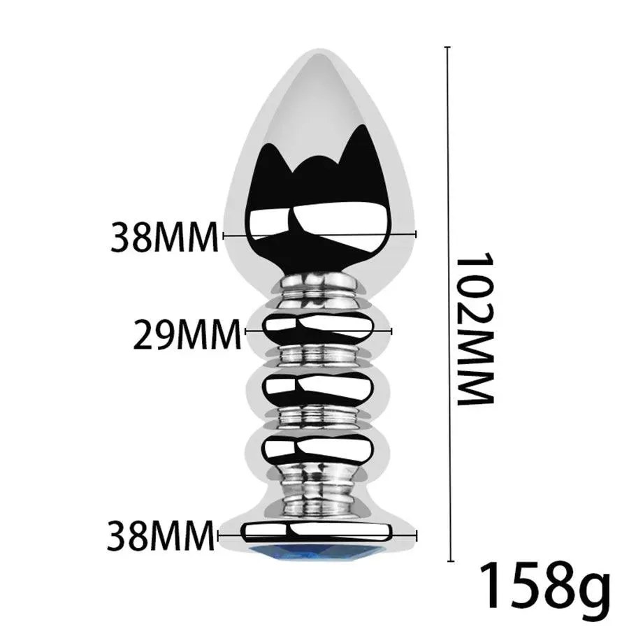 Stainless Steel Thread Butt Plug Toy