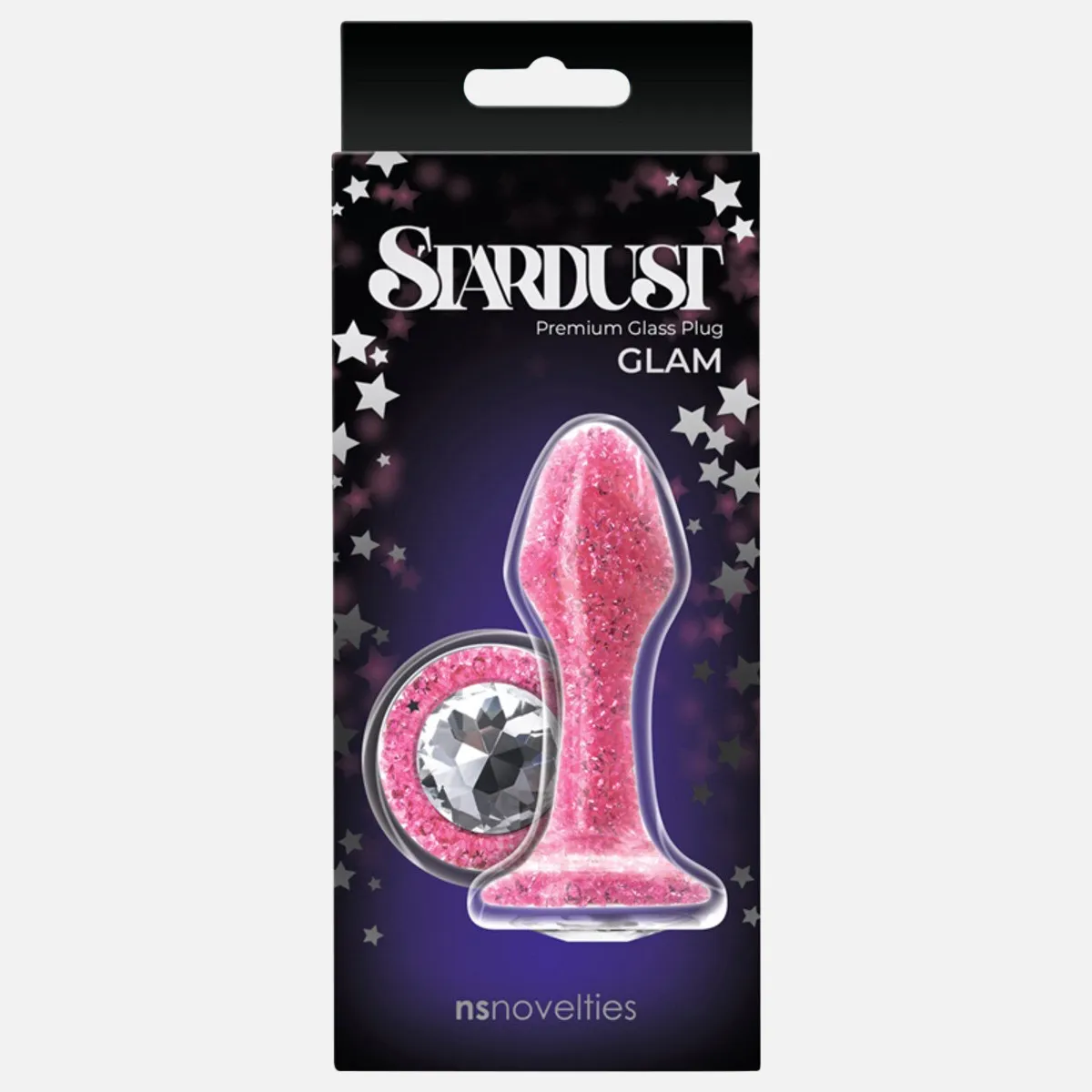 Stardust Non-Vibrating Anal Plug - Glam Pink