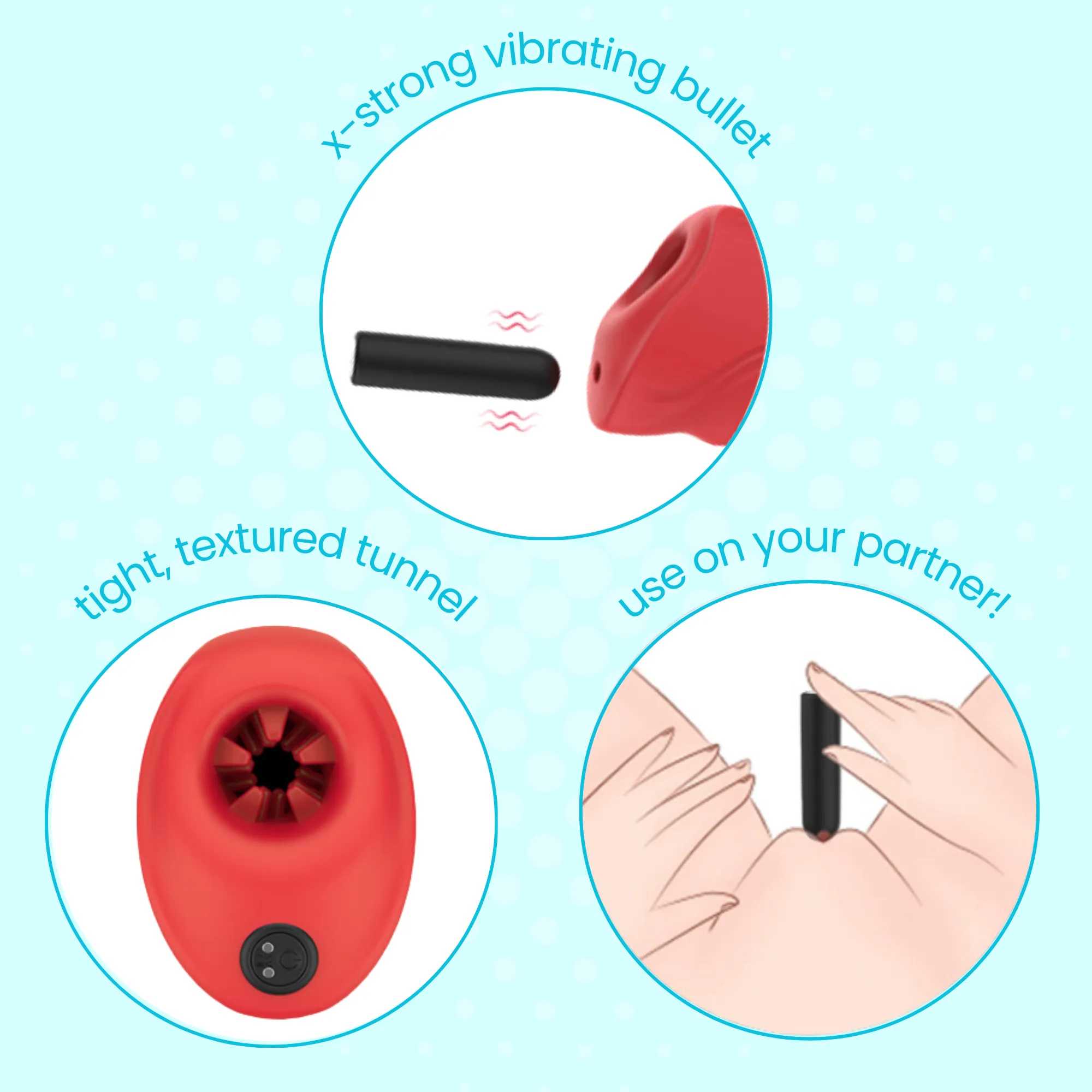 Stella Vibrating Endurance Stroker - Train yourself to last longer!