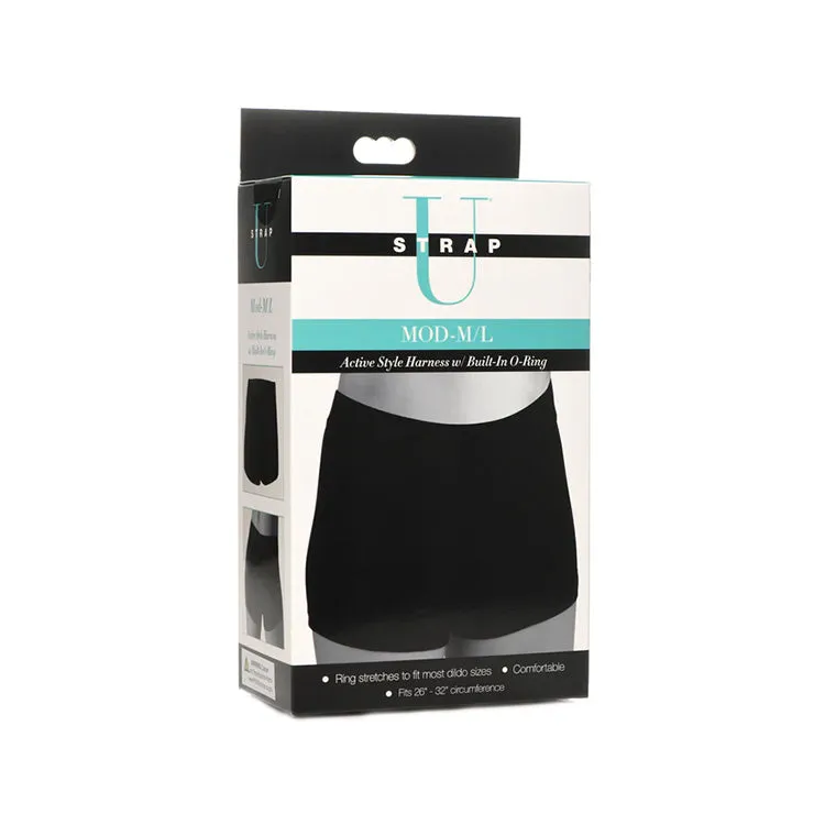 Strap U Mod Boxer Brief Harness with O-Ring