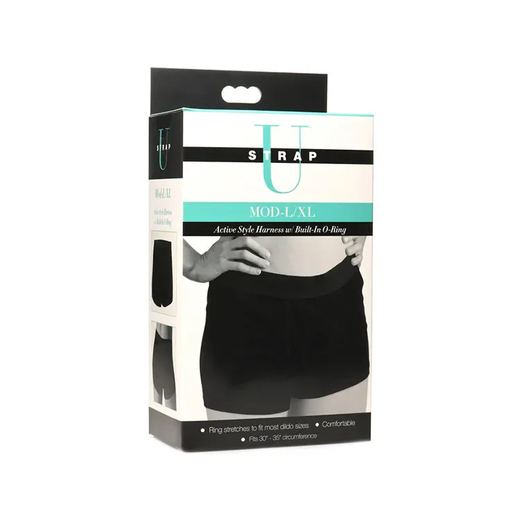 Strap U Mod Boxer Brief Harness with O-Ring