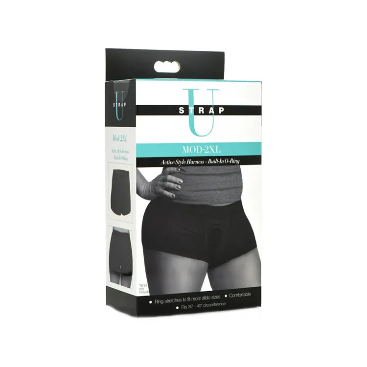 Strap U Mod Boxer Brief Harness with O-Ring