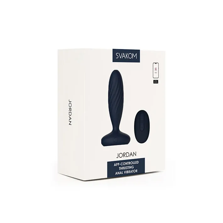 SVAKOM Jordan App-Controlled Thrusting Anal Vibrator