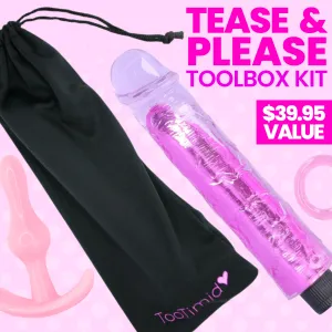 Tease & Please Toolbox Kit | 4 Toy Pleasure Bundle